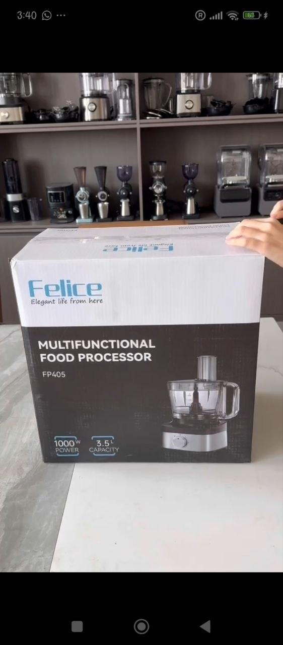 Felice Multifunctional Food Processor - 100% Copper Coil Motor + FREE DELIVERY TO UR STATE !!!